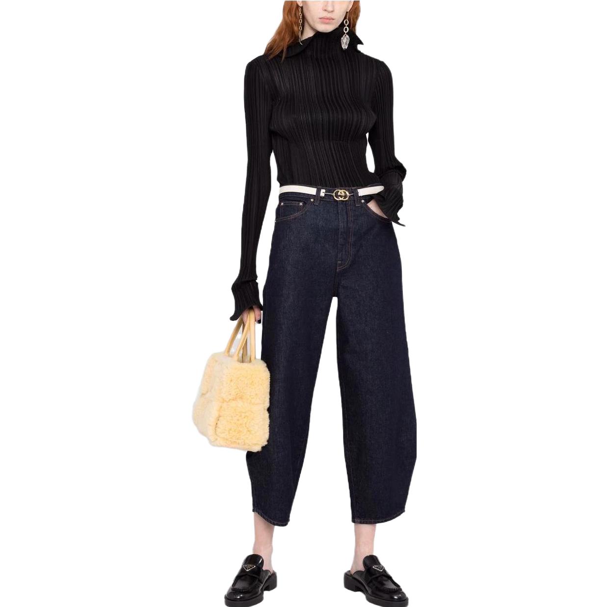 Lookbook (W) TOTEME 錐形九分牛仔褲 藍色 221238741290