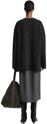 (W) TOTEME V领罗纹针织毛衣 灰色混纺. 234WRTWTP162YA0007019 Purchase (W) TOTEME V领罗纹针织毛衣 灰色混纺. 234WRTWTP162YA0007019