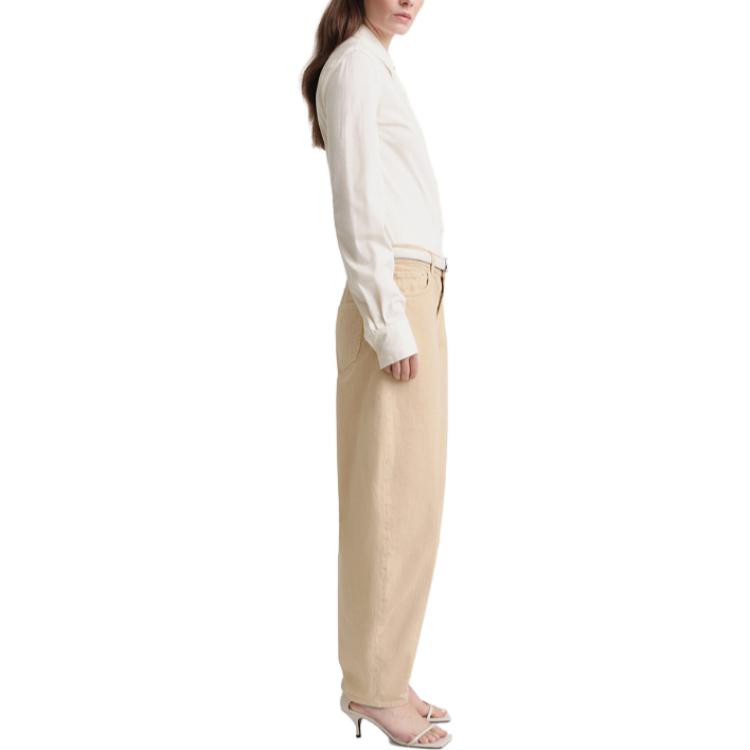 Purchase (W) TOTEME 洗淺米色寬管錐形棉質牛仔褲 2332037748870