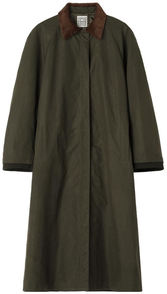 women-toteme-waxed-cotton-longline-jacket-forest-green-a-line-coat-214101731697