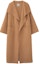 Buy (W) TOTEME Annecy Camel Mantel Wol Panjang dengan Belahan Sisi. 211110717835