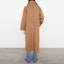 Purchase (W) TOTEME Annecy Camel Mantel Wol Panjang dengan Belahan Sisi. 211110717835