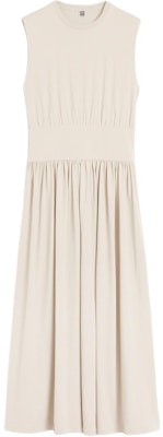 (W) TOTEME Gaun Midi Beige Tanpa Lengan Lipat A-Line Wanita 242WRD1783FB0093087 Buy (W) TOTEME Gaun Midi Beige Tanpa Lengan Lipat A-Line Wanita 242WRD1783FB0093087