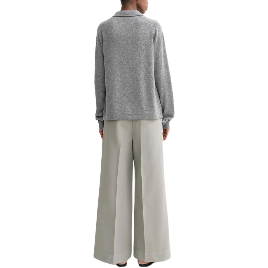 Shop (W) Cárdigan Oversized de Cachemira Suave TOTEME Otoño 24 en Gris Heather. 243WRT0347YA0016074