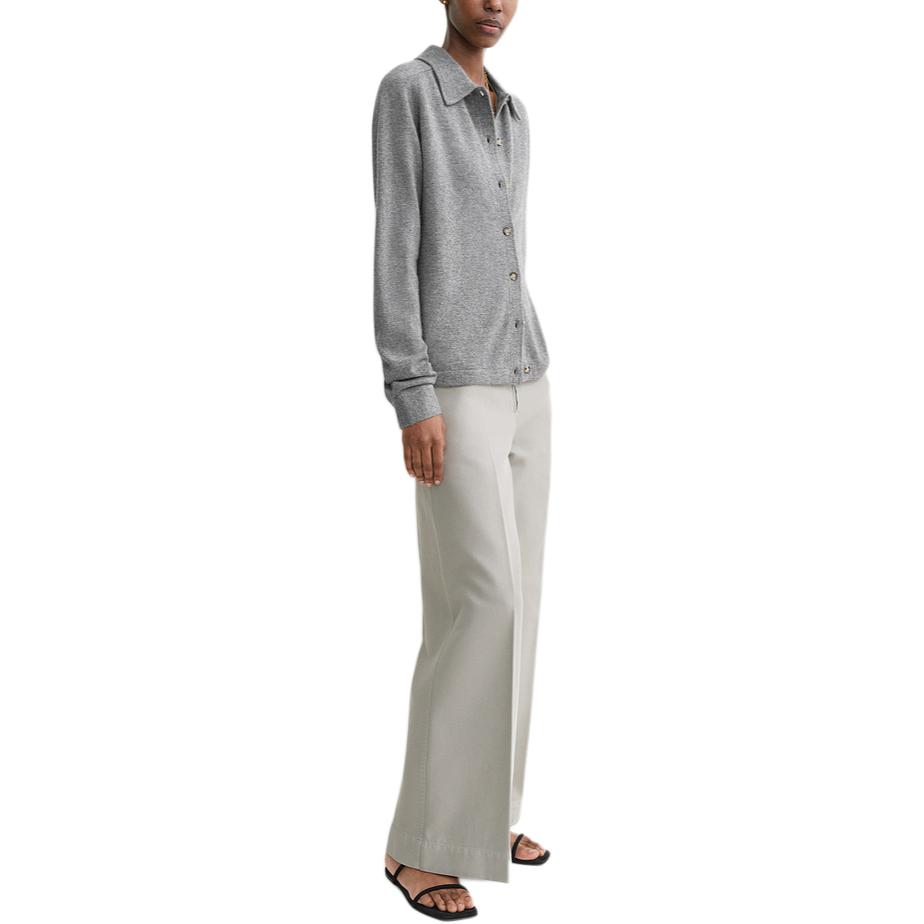 Purchase (W) Cárdigan Oversized de Cachemira Suave TOTEME Otoño 24 en Gris Heather. 243WRT0347YA0016074