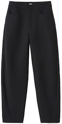 (Women) TOTEME FW21 Black Solid Twisted Seam Casual Pants 212-252-714-200 Buy (Women) TOTEME FW21 Black Solid Twisted Seam Casual Pants 212-252-714-200
