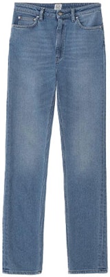 (W) TOTEME FW21 修身款深藍色牛仔褲附品牌標誌牛仔褲。 211-234-741-410 Buy (W) TOTEME FW21 修身款深藍色牛仔褲附品牌標誌牛仔褲。 211-234-741-410