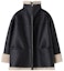 Order (W) Chaqueta Oversize de Shearling TOTEME FW21 para Mujer Negro/Blanco. 214122606913