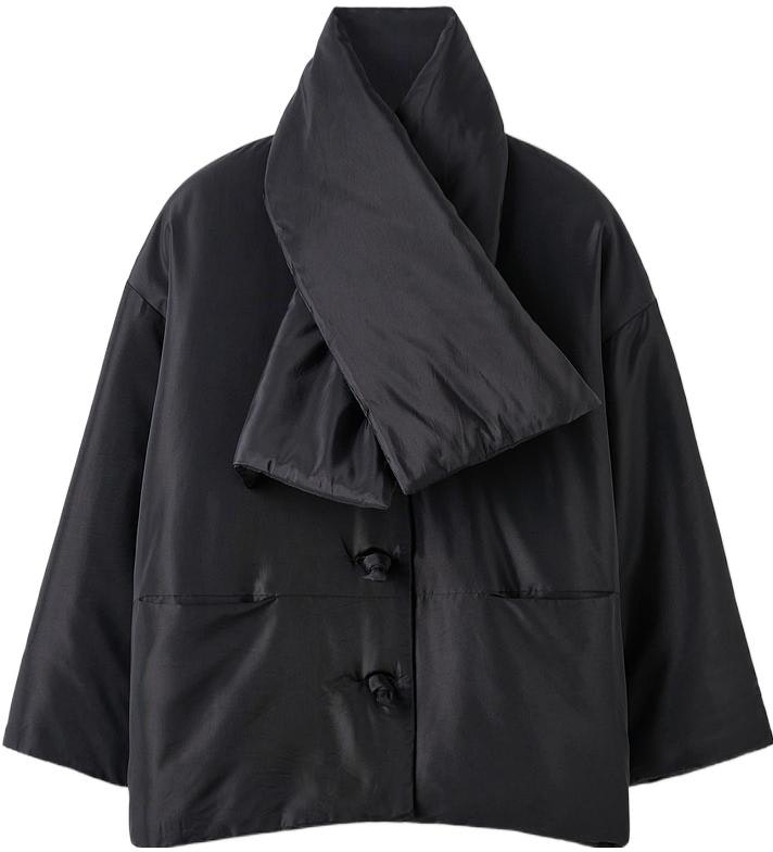 women-toteme-fw-22-black-loose-scarf-collar-jacket-with-knot-buttons-2241000232200