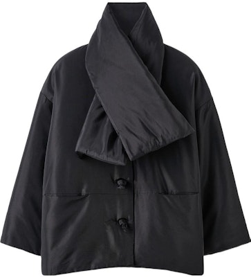 (W) TOTEME FW22 黑色鬆身圍巾領結扣外套 2241000232200 Order (W) TOTEME FW22 黑色鬆身圍巾領結扣外套 2241000232200