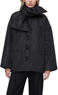 (W) TOTEME FW22 黑色鬆身圍巾領結扣外套 2241000232200 Purchase (W) TOTEME FW22 黑色鬆身圍巾領結扣外套 2241000232200