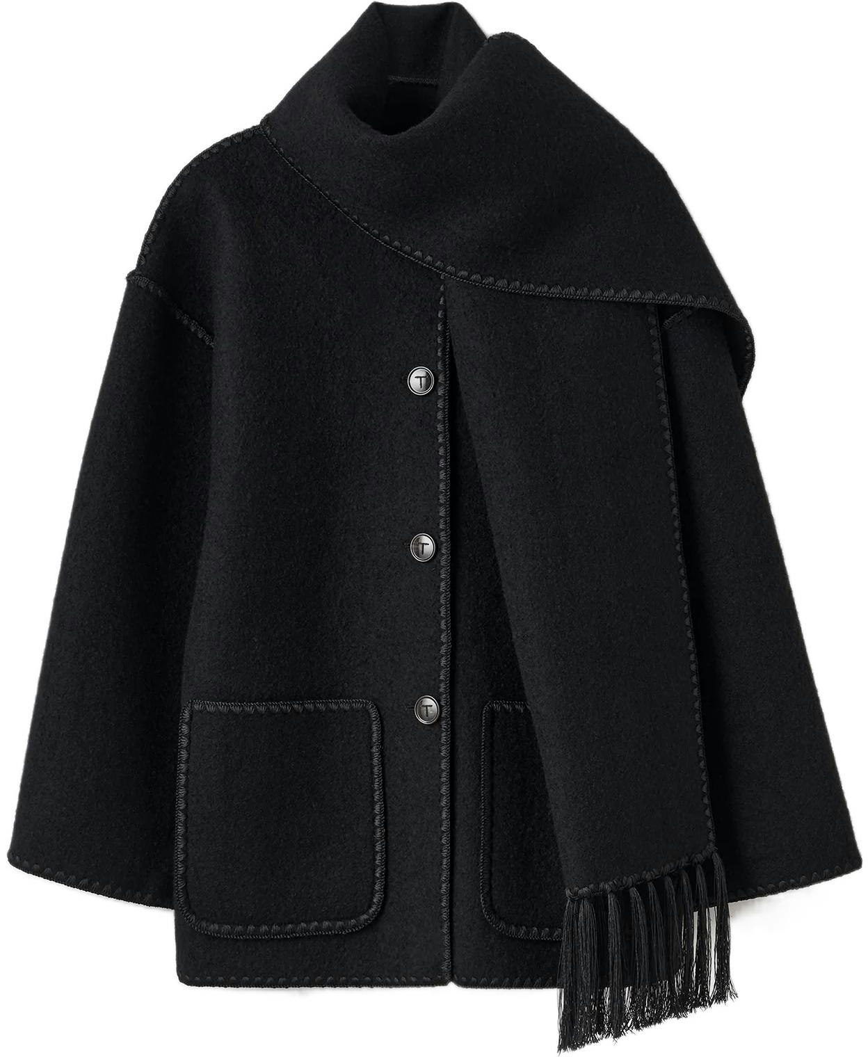 women-toteme-fw-22-black-solid-scarf-coat-with-woven-details-2241018201200