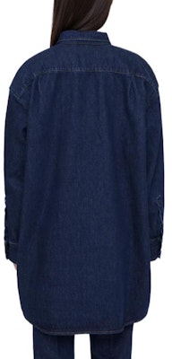 (W) TOTEME FW22 藍色長版牛仔外套 單排扣休閒寬鬆版型 224-5006-741 Purchase (W) TOTEME FW22 藍色長版牛仔外套 單排扣休閒寬鬆版型 224-5006-741