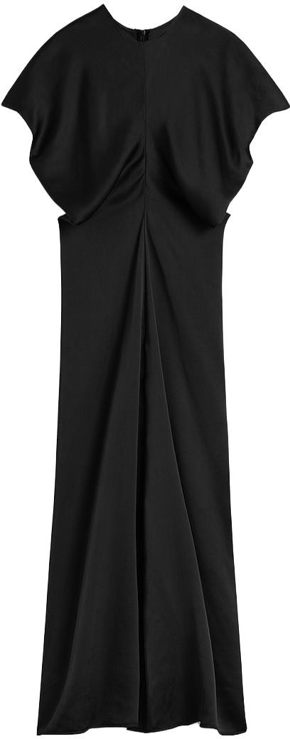 women-toteme-fw-23-black-elegant-round-neck-short-sleeve-dress-241-wrd-1103-fb-0020001
