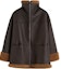 Buy (W) TOTEME FW23 Chaqueta Sobredimensionada Chocolate de Shearling con Cuello Grande 234WRTWOU140LE0022014