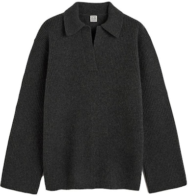 (W) TOTEME 秋冬23羊毛混纺条纹针织毛衣浅灰色。 234WRTWTP034YA0004019 Buy (W) TOTEME 秋冬23羊毛混纺条纹针织毛衣浅灰色。 234WRTWTP034YA0004019