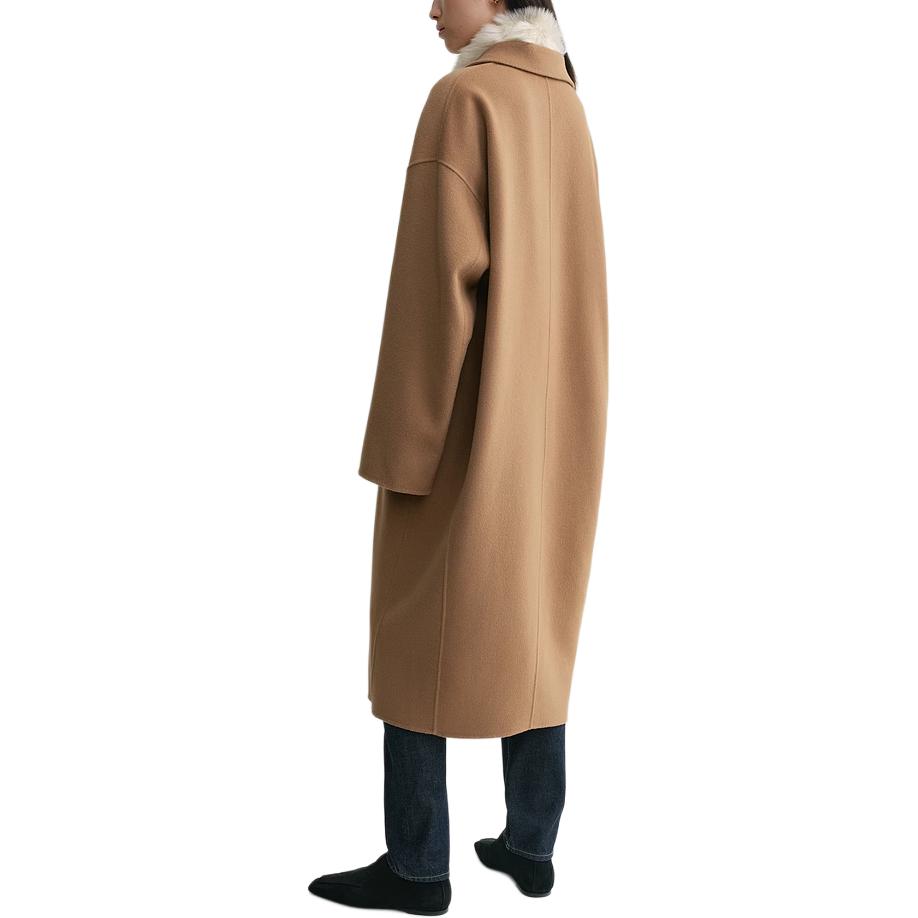 Lookbook (W) TOTEME FW24 駝色單排扣茧型中長款大衣 244WRO0138FB0006033
