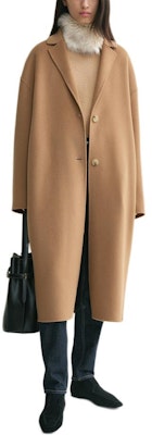 (W) TOTEME FW24 駝色單排扣茧型中長款大衣 244WRO0138FB0006033 Shop (W) TOTEME FW24 駝色單排扣茧型中長款大衣 244WRO0138FB0006033