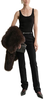 (W) TOTEME FW24 Tank Top Knit Tanpa Lengan Coklat Bark Mix 244WRT0349YA0128237 Lookbook (W) TOTEME FW24 Tank Top Knit Tanpa Lengan Coklat Bark Mix 244WRT0349YA0128237