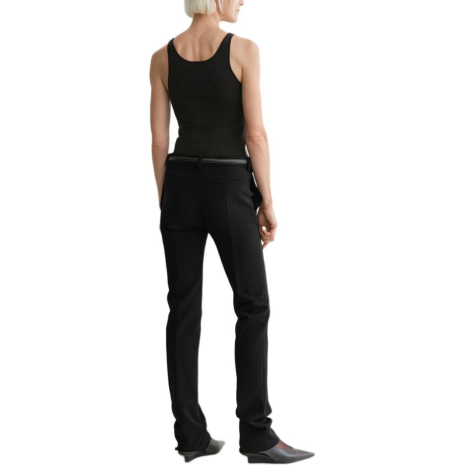 Shop (W) TOTEME FW24 Tank Top Knit Tanpa Lengan Coklat Bark Mix 244WRT0349YA0128237