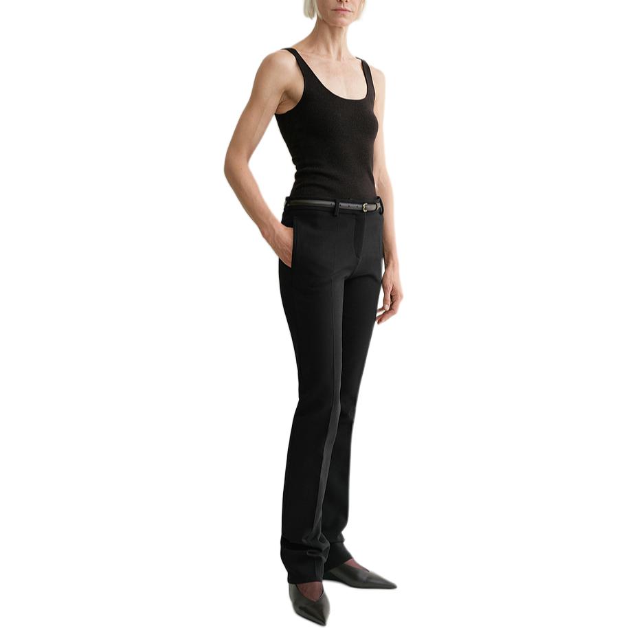 Purchase (W) TOTEME FW24 Tank Top Knit Tanpa Lengan Coklat Bark Mix 244WRT0349YA0128237