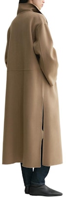 (W) TOTEME FW24 寬鬆版松露色側開衩長版大衣. 234WRO885FB0049235 Shop (W) TOTEME FW24 寬鬆版松露色側開衩長版大衣. 234WRO885FB0049235