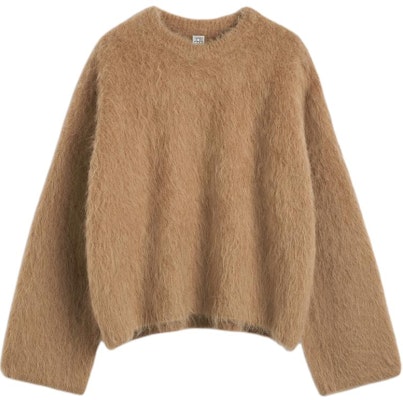 (W) TOTEME FW24 驼色混纺宽松版型圆领毛衣 244WRT873YA0106159 Buy (W) TOTEME FW24 驼色混纺宽松版型圆领毛衣 244WRT873YA0106159