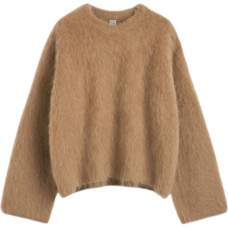 Order (W) TOTEME FW24 驼色混纺宽松版型圆领毛衣 244WRT873YA0106159