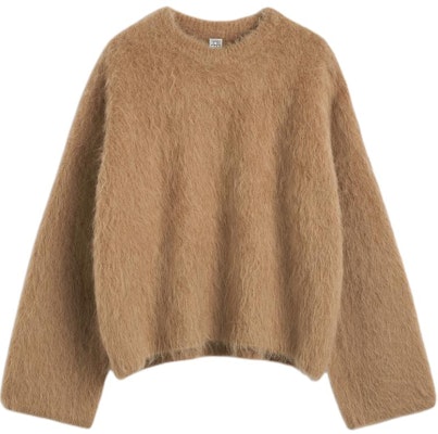 (W) TOTEME FW24 驼色混纺宽松版型圆领毛衣 244WRT873YA0106159 Order (W) TOTEME FW24 驼色混纺宽松版型圆领毛衣 244WRT873YA0106159