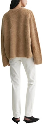 (W) TOTEME FW24 驼色混纺宽松版型圆领毛衣 244WRT873YA0106159 Shop (W) TOTEME FW24 驼色混纺宽松版型圆领毛衣 244WRT873YA0106159