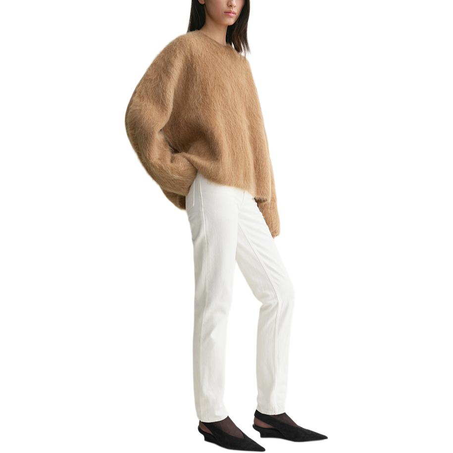 Purchase (W) TOTEME FW24 驼色混纺宽松版型圆领毛衣 244WRT873YA0106159