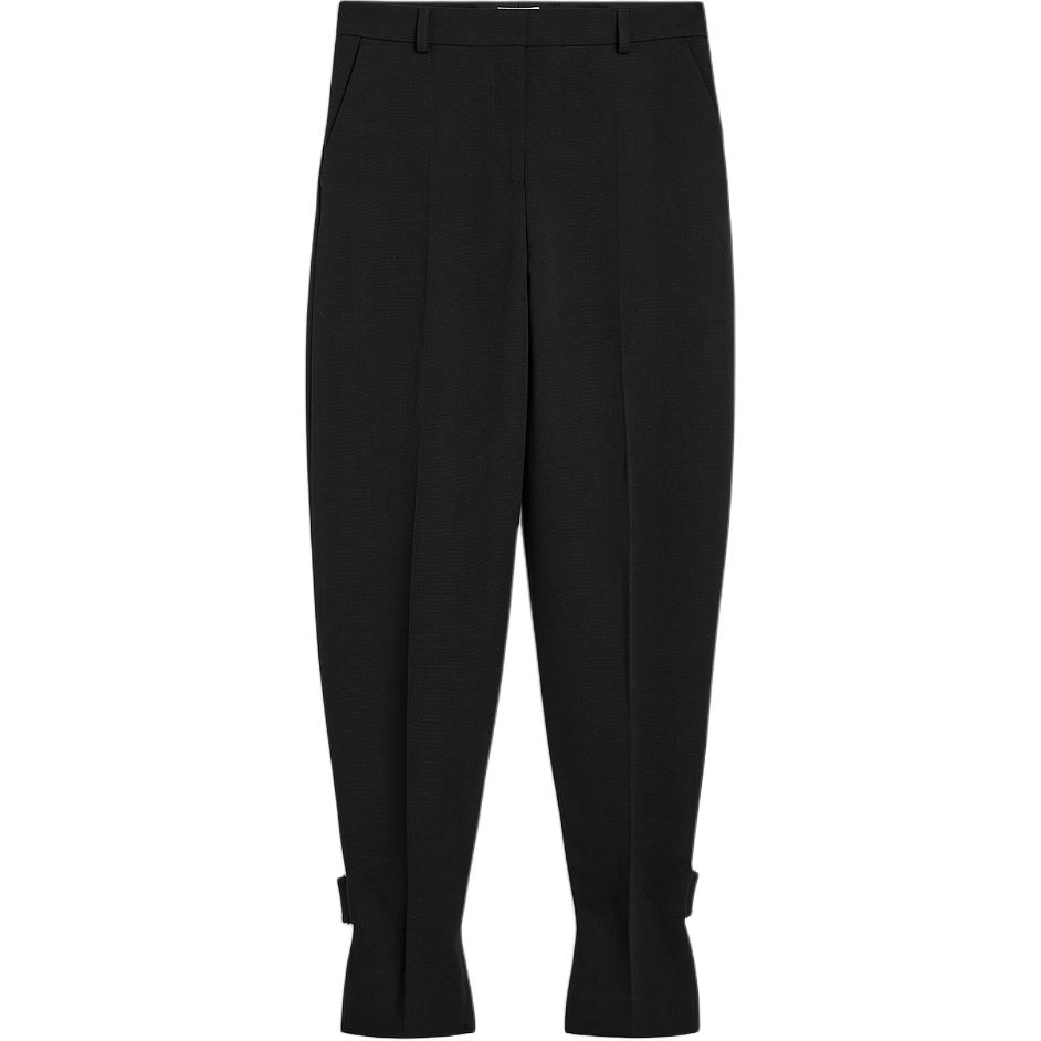 (Women) TOTEME FW24  Relaxed Draped Bucket Trousers Black 244WRB0213FB0314001