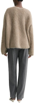 (W) TOTEME FW24 松露色拼接宽松圆领毛衣 244WRT873YA0106236 Shop (W) TOTEME FW24 松露色拼接宽松圆领毛衣 244WRT873YA0106236