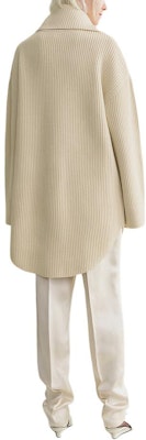 (W) TOTEME FW24 圍巾領針織毛衣 女士款 奶白色 244WRT0364YA0007059 Shop (W) TOTEME FW24 圍巾領針織毛衣 女士款 奶白色 244WRT0364YA0007059