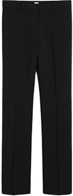 (W) TOTEME FW24 女士黑色低腰修身褲裝長褲附褶細節。 244WRB0220FB0061001 Buy (W) TOTEME FW24 女士黑色低腰修身褲裝長褲附褶細節。 244WRB0220FB0061001