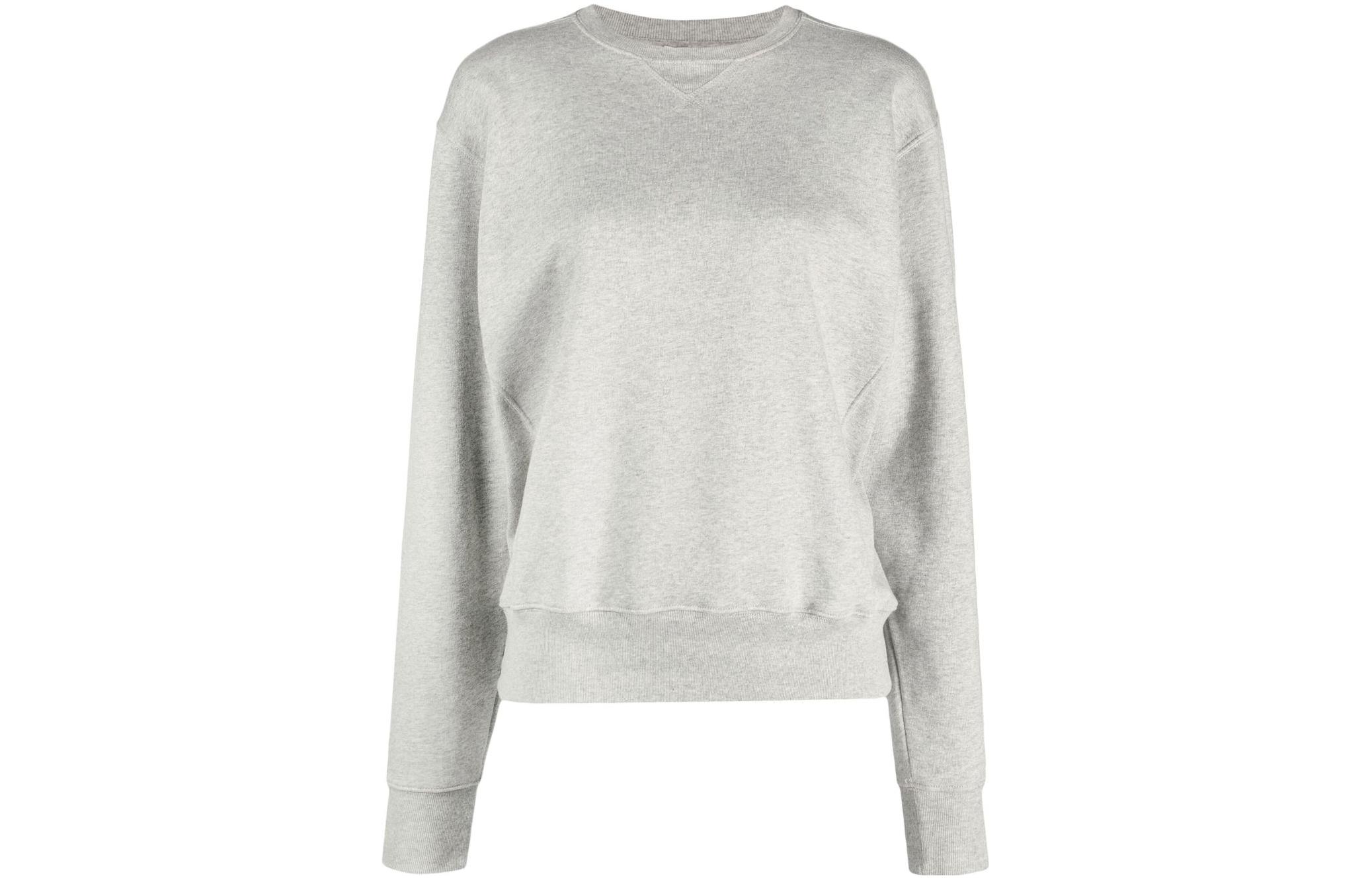 Order (Women) TOTEME Grey Crewneck Long Sleeve Sweatshirt 2335068783350