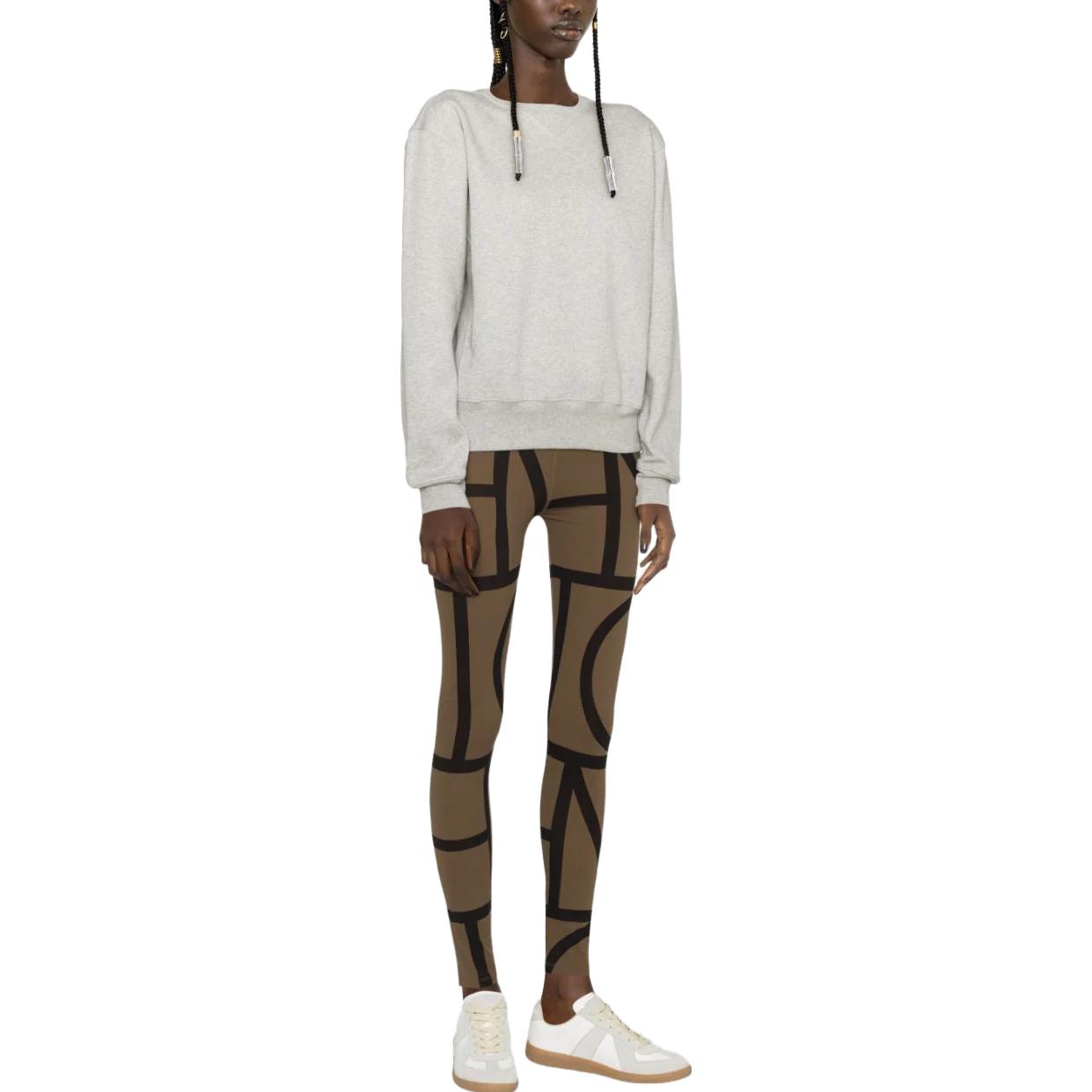 Lookbook (Women) TOTEME Grey Crewneck Long Sleeve Sweatshirt 2335068783350