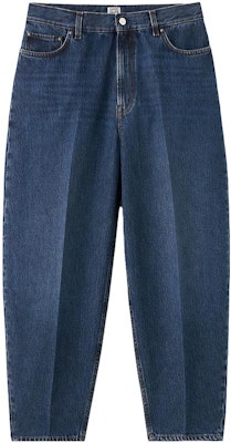 (W) TOTEME 女士低腰宽腿锥形牛仔裤 深蓝色 2332037741404 Buy (W) TOTEME 女士低腰宽腿锥形牛仔裤 深蓝色 2332037741404