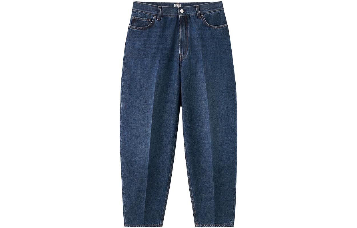 Order (W) TOTEME 女士低腰宽腿锥形牛仔裤 深蓝色 2332037741404