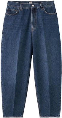 (W) TOTEME 女士低腰宽腿锥形牛仔裤 深蓝色 2332037741404 Order (W) TOTEME 女士低腰宽腿锥形牛仔裤 深蓝色 2332037741404