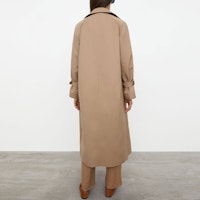 Shop (W) TOTEME Pisa 卡其色雙排扣品牌內襯女款風衣外套. 201102706850