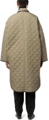 (W) TOTEME绿色中长款棉质夹克茧型外套 quilted. 234WRTWOU087FB0008011 Shop (W) TOTEME绿色中长款棉质夹克茧型外套 quilted. 234WRTWOU087FB0008011