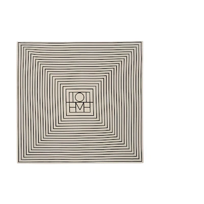 (Women) Toteme Signature Monogram Comfortable Scarf Beige Women. 211-852-800