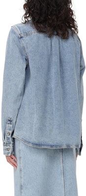 (W) TOTEME 女款藍色修身長袖襯衫 243WRT0330FB0045184 Lookbook (W) TOTEME 女款藍色修身長袖襯衫 243WRT0330FB0045184