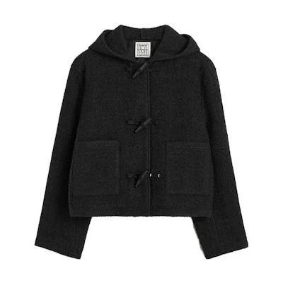 (Women) TOTEME Solid Color Hooded Jacket 234WRTWOU097FB0037026