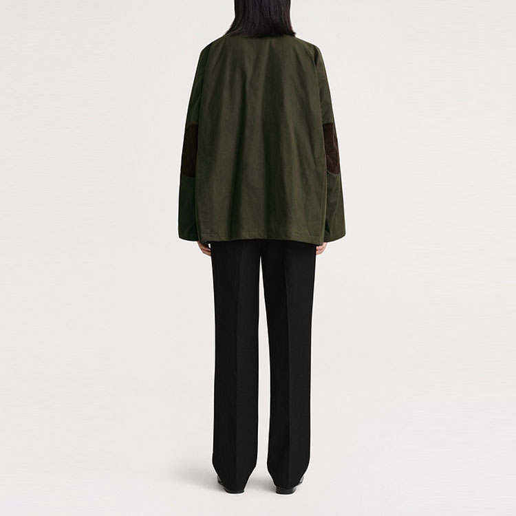 Shop (W) TOTEME 綠色森林肘貼補丁外套 214104731697