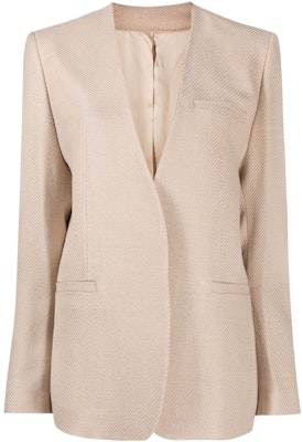 (W) TOTEME ソリッドロングスリーブブレザー ベージュ 214-113-700-829 Order (W) TOTEME ソリッドロングスリーブブレザー ベージュ 214-113-700-829