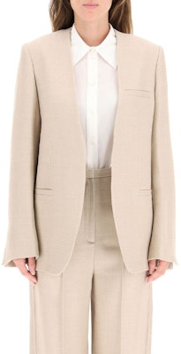 (W) TOTEME ソリッドロングスリーブブレザー ベージュ 214-113-700-829 Lookbook (W) TOTEME ソリッドロングスリーブブレザー ベージュ 214-113-700-829