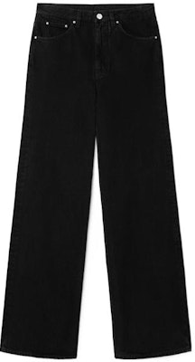 (W) TOTEME SS21 高腰喇叭黑色寬腿短版牛仔褲 女裝 213230739204 Buy (W) TOTEME SS21 高腰喇叭黑色寬腿短版牛仔褲 女裝 213230739204