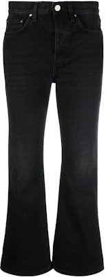 (W) TOTEME SS22 黑色喇叭短牛仔褲 221233744 Buy (W) TOTEME SS22 黑色喇叭短牛仔褲 221233744